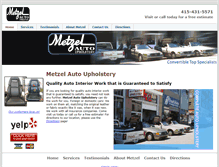 Tablet Screenshot of metzelauto.com